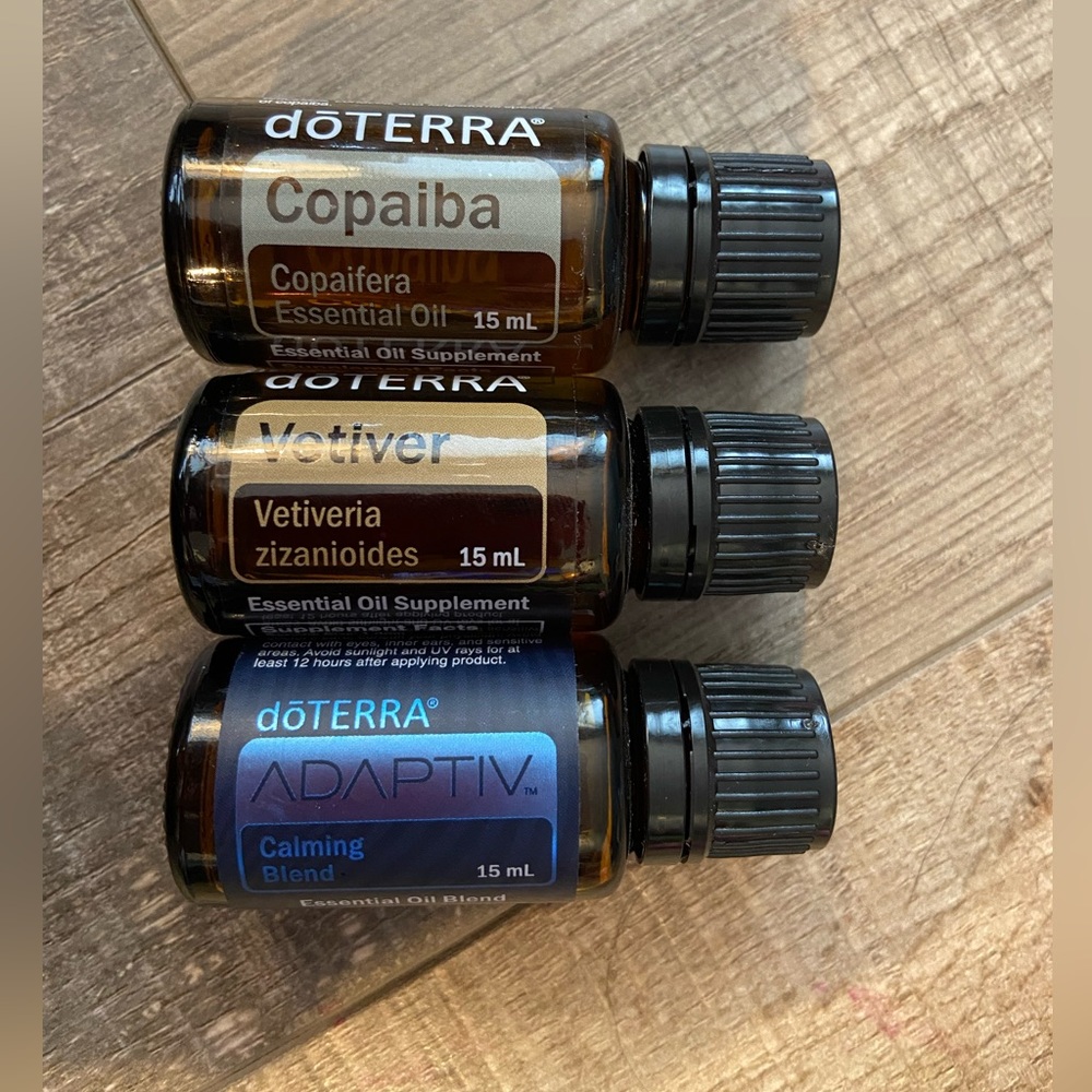 Lot of 3 Oils - Copaiba, Vetiver, and Adaptiv
